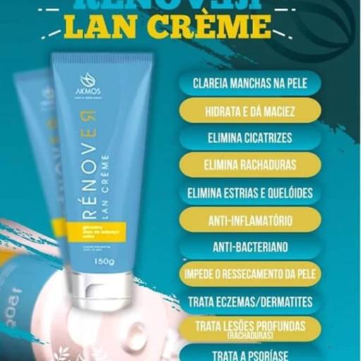 Comprar o produto de Rénover Lan Crème em Cosméticos e Cuidado Pessoal pela empresa Suprimentos Vieira em Joinville, SC por Solutudo