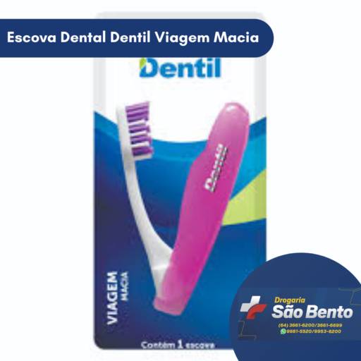 Escova Dental Dentil Viagem Macia por Drogaria São Bento