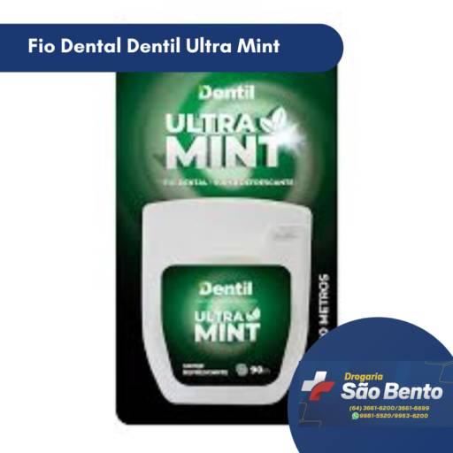 Comprar o produto de Fio Dental Dentil Ultra Mint em Fio Dental pela empresa Drogaria São Bento em Mineiros, GO por Solutudo