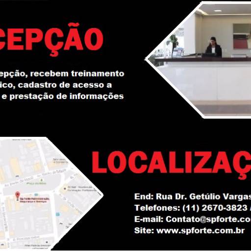 Recepção por SP Forte Segurança e Serviços
