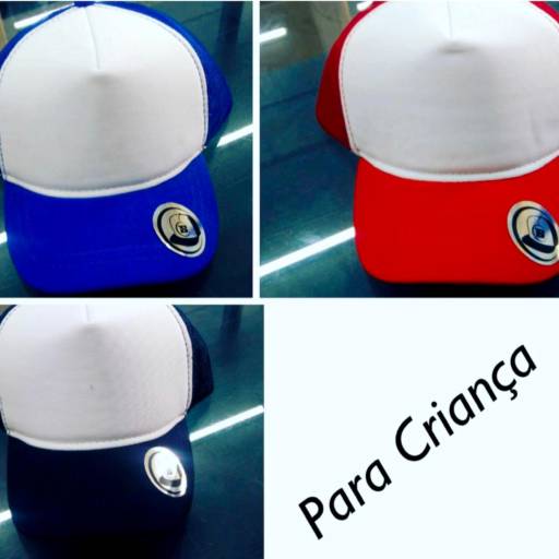 Bonés de 55 e 35 - Adulto e Infantil (Sem Bordado) por Rosa Bordados