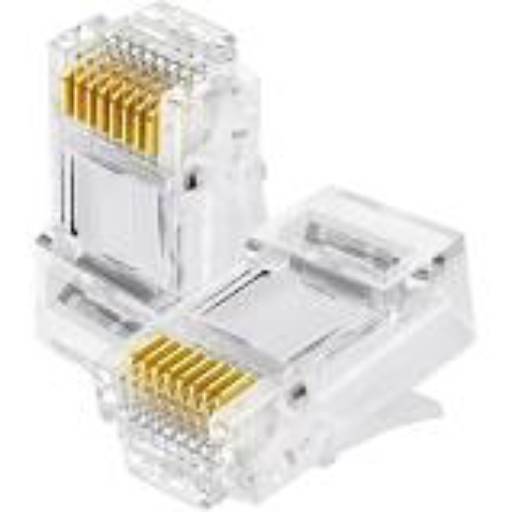 Conector RJ45 macho 8 vias CAT 5E 