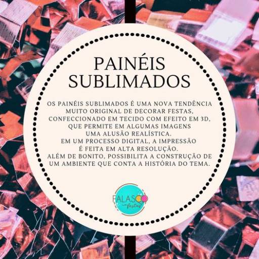 Painéis sublimados