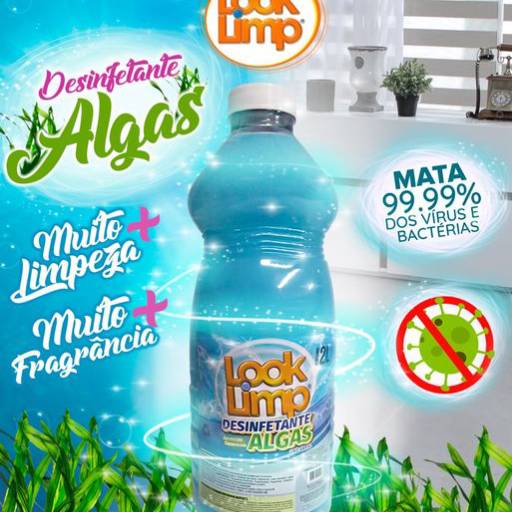 Bactericida e Germicida por Look Limp - Totem Display Álcool em Gel