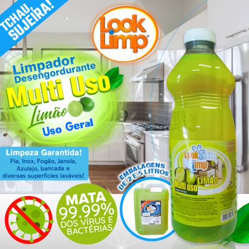 Limpador Desengordurante Multi Uso Look Limp