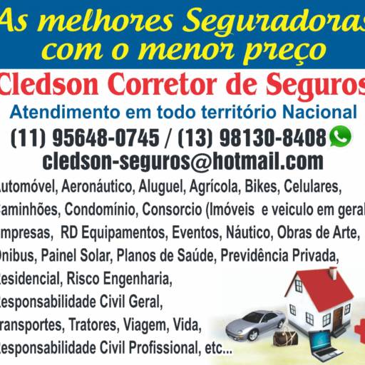 SEGURO NÁUTICO por Cledson - Corretor de Seguros