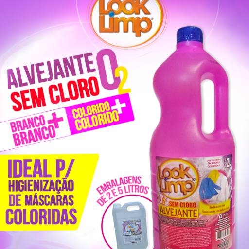 Alvejante  por Look Limp - Totem Display Álcool em Gel