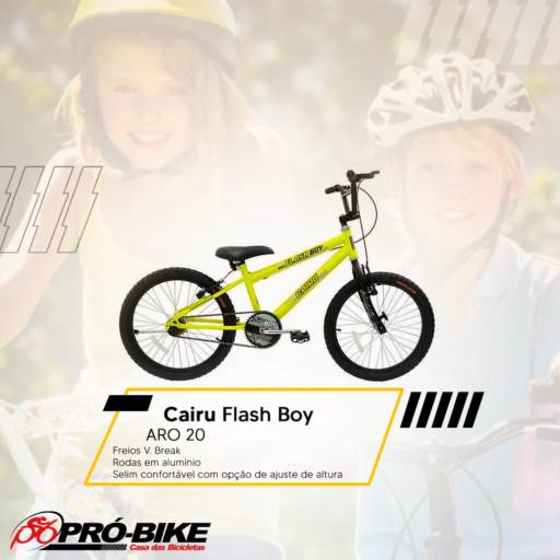 Cairu Flash Boy  por Pró Bike Casa das Bicicletas