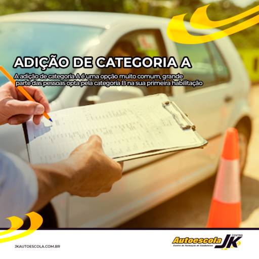 Comprar o produto de Adição de Categoria  em Outros Serviços pela empresa Auto Escola JK - Centro em Foz do Iguaçu, PR por Solutudo