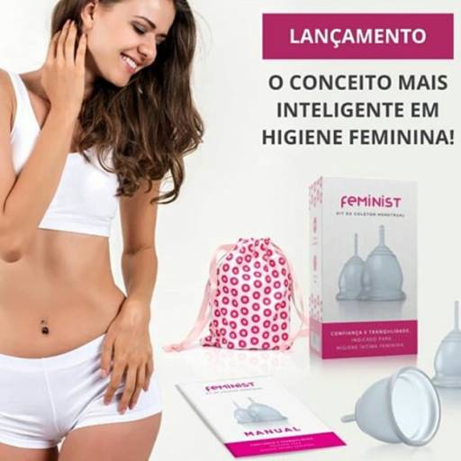 Comprar o produto de Coletor Menstrual Feminist  em Coletores Menstruais pela empresa Sex Cool Produtos Sensuais em Barra Bonita, SP por Solutudo