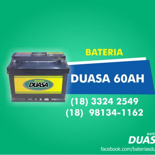 Comprar o produto de Baterias Duasa 60AH em Baterias pela empresa Duasa Baterias em Assis, SP por Solutudo