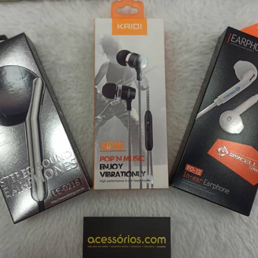 Fones de ouvido por Acessórios.com - Unidade Centro