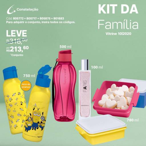 Kit Família por Tupperware - Maria Claudia Villalba Guillen