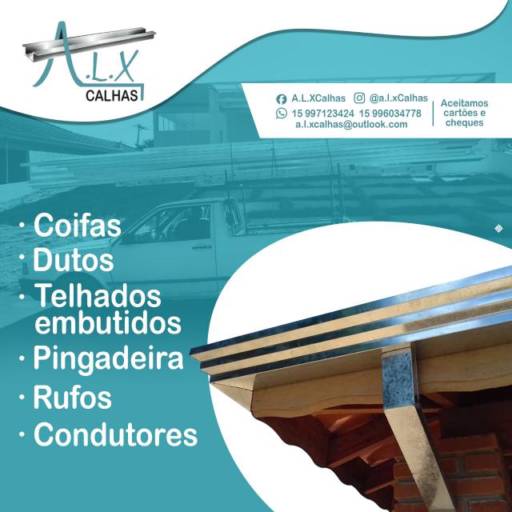 Telhados Embutidos por A.L.X Calhas