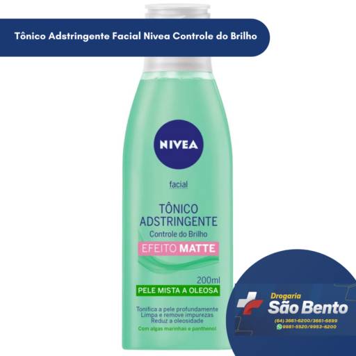 Tônico Adstringente Facial Nivea Controle do Brilho  por Drogaria São Bento