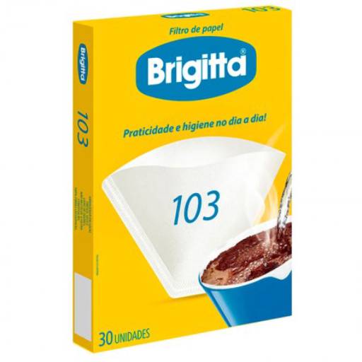 Comprar o produto de Filtro de papel 103 Brigitta - Bauru em Mercearias pela empresa Mercearia Gran Vitoria em Bauru, SP por Solutudo