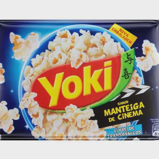 Pipoca de microondas Yoki sabor manteiga de cinema 100g por Disk Compra Food Service - Distribuidora de Alimentos
