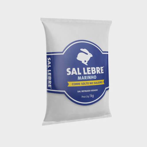 Sal refinado Lebre 1kg por Disk Compra Food Service - Distribuidora de Alimentos