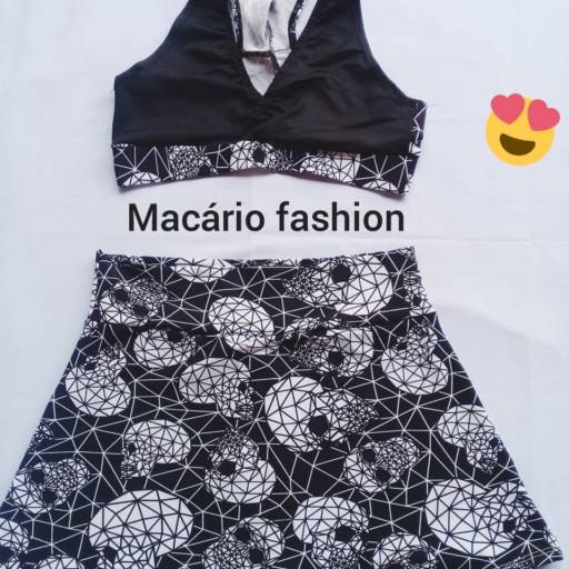 Short saia do P ao G por Macario Fashion Fitness