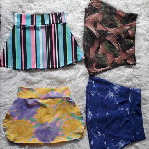 Short saia do P ao G por Macario Fashion Fitness