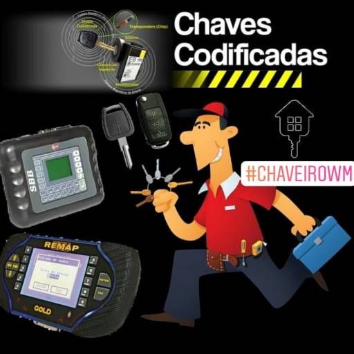 Comprar o produto de Chaves codificadas em Chaveiros pela empresa Chaveiro WM Joinville em Joinville, SC por Solutudo