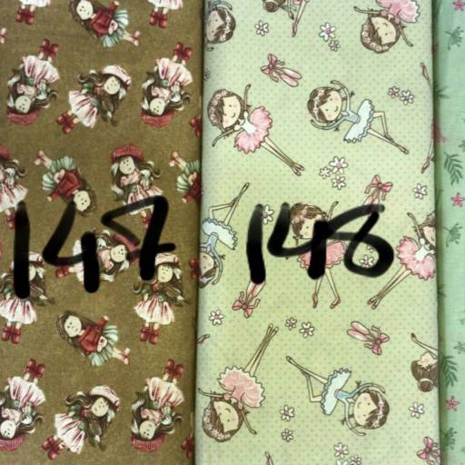 Tricoline Estampa Menina / Menino por Casa São Francisco Aviamentos 