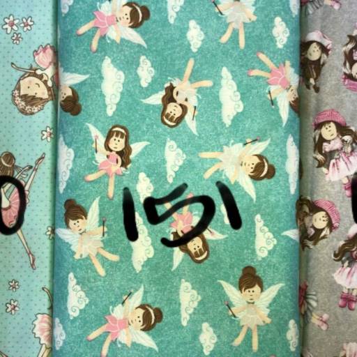 Tricoline Estampa Menina / Menino por Casa São Francisco Aviamentos 