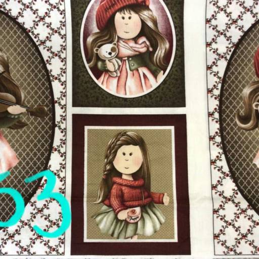 Tricoline Estampa Menina / Menino por Casa São Francisco Aviamentos 