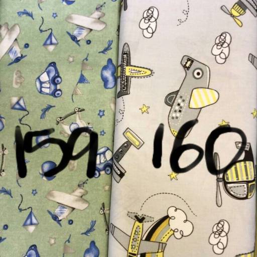 Tricoline Estampa Menina / Menino por Casa São Francisco Aviamentos 