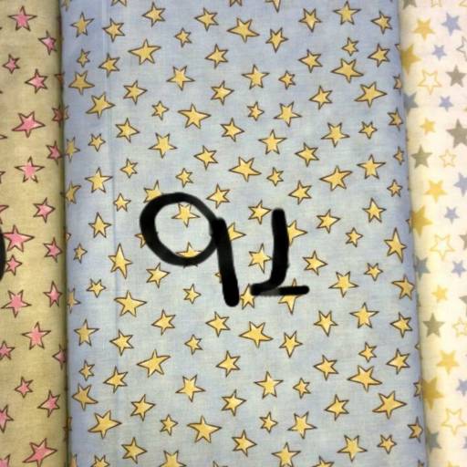 Tricoline Estampa Corações / Estrelinhas por Casa São Francisco Aviamentos 