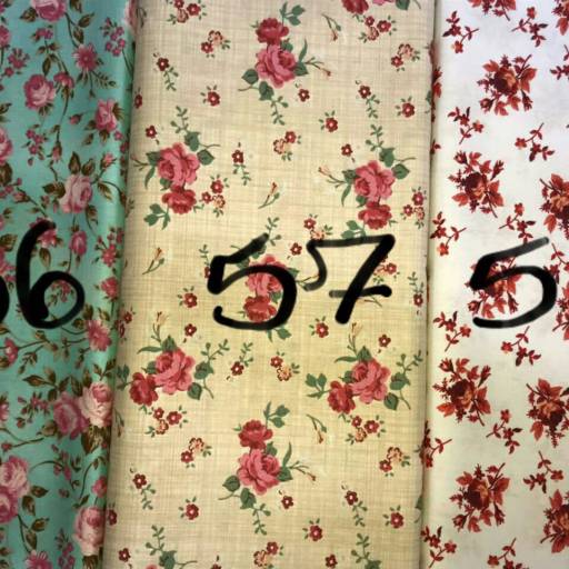 Tricoline Estampa Floral por Casa São Francisco Aviamentos 