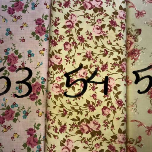 Tricoline Estampa Floral por Casa São Francisco Aviamentos 