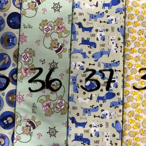 Tricoline Estampa Animais por Casa São Francisco Aviamentos 