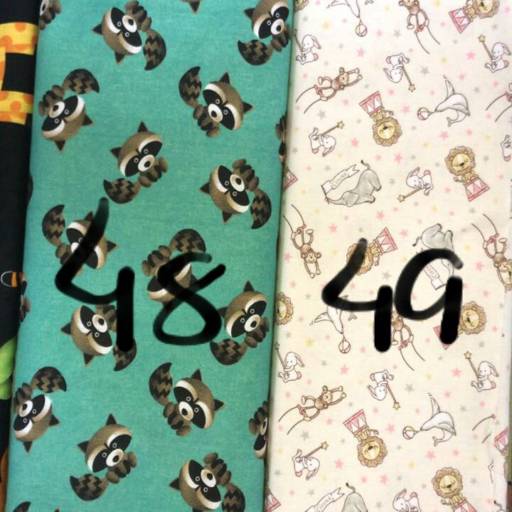 Tricoline Estampa Animais por Casa São Francisco Aviamentos 