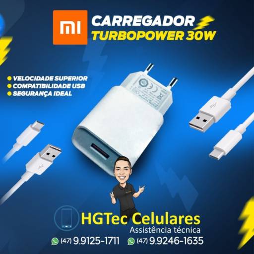 Comprar o produto de Carregador TurboPower 30W em Acessórios para Celulares pela empresa HGTec Celulares em Joinville, SC por Solutudo