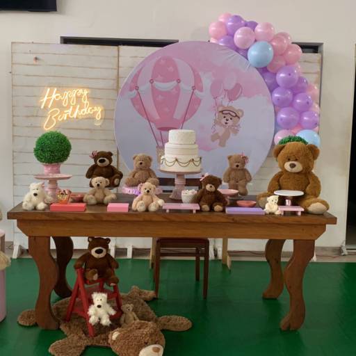 Decoração Urso em Itatiba, SP por Buffet Fun Ville