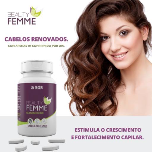 Comprar o produto de BEAUTU FEMME – O produto ideal para cuidar dos seus cabelos, pele e unhas. em Cosméticos e Cuidado Pessoal pela empresa Sex Cool Produtos Sensuais em Barra Bonita, SP por Solutudo