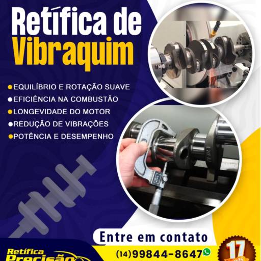 Retífica de Virabrequim por Retífica Precisão