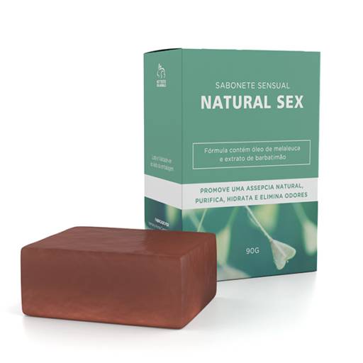 Comprar o produto de Natural Sex - Sabonete íntimo em barra em Sabonetes em Barra pela empresa Sex Cool Produtos Sensuais em Barra Bonita, SP por Solutudo