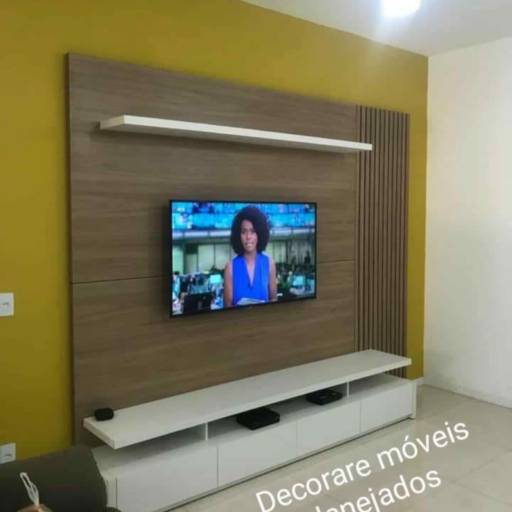 Painel de TV por Decorare Móveis Planejados