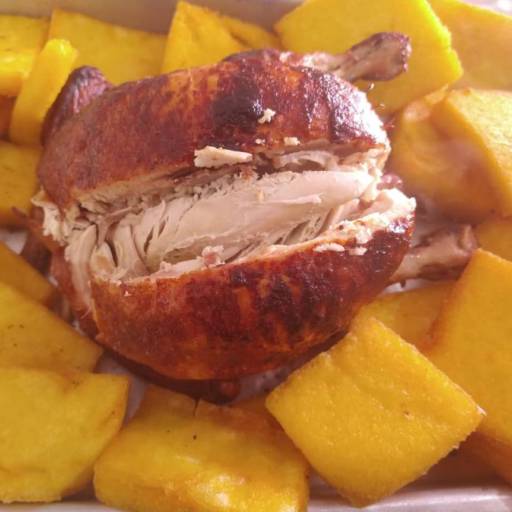 Frango Assado com Polenta Frita por Franguitos - Loja 1