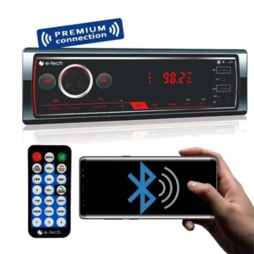 Rádio MP3 Automotivo E-Tech por Ams Instalação de Som & Acessórios 
