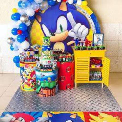 Comprar o produto de Decoração Sonic em Decoração para Festas pela empresa Fábrica de Sonhos em Santa Cruz do Rio Pardo, SP por Solutudo