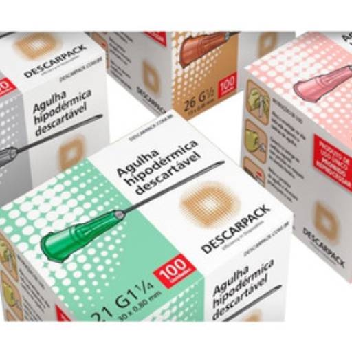 Comprar o produto de Agulha Hipodérmica Descarpack em Agulhas pela empresa Farmácia Hospitalar Noroeste Araçatuba em Araçatuba, SP por Solutudo