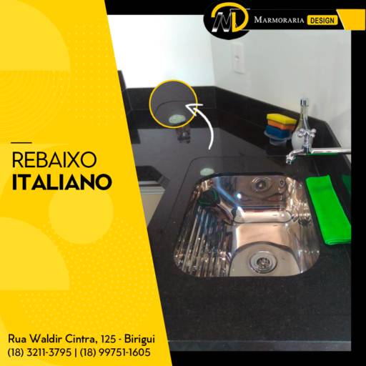 Comprar o produto de REBAIXO ITALIANO em Mármore pela empresa Marmoraria Design em Birigui, SP por Solutudo