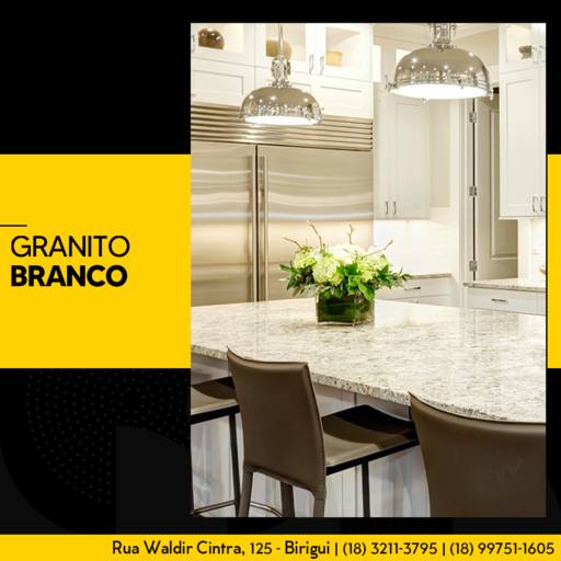 GRANITO BRANCO por Marmoraria Design
