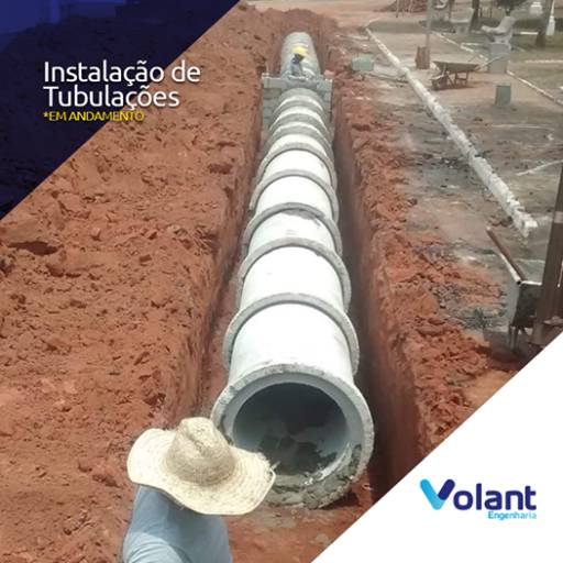 Comprar o produto de Instalação de tubulações em Construção pela empresa Volant Engenharia e Locação de Máquinas em Bauru, SP por Solutudo