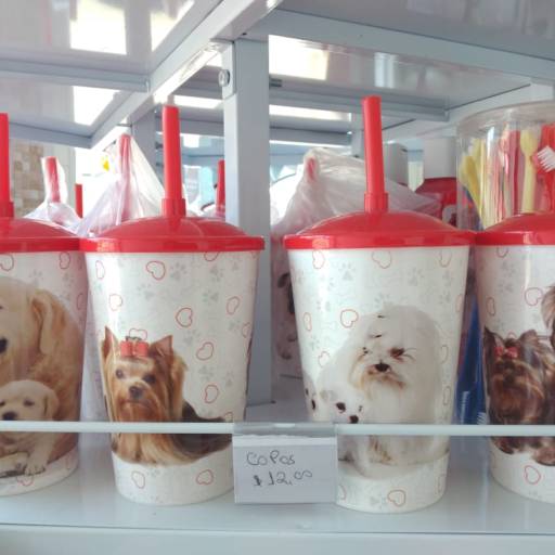 Copo estampa Pet em Bauru por Tia Angela Centro de Estética Animal