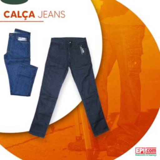 Comprar o produto de Calça Jeans em EPI pela empresa EPI.COM - Equipamentos de Segurança do Trabalho em Birigui, SP por Solutudo