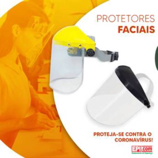 Máscara de Proteção Facial por EPI.COM - Equipamentos de Segurança do Trabalho